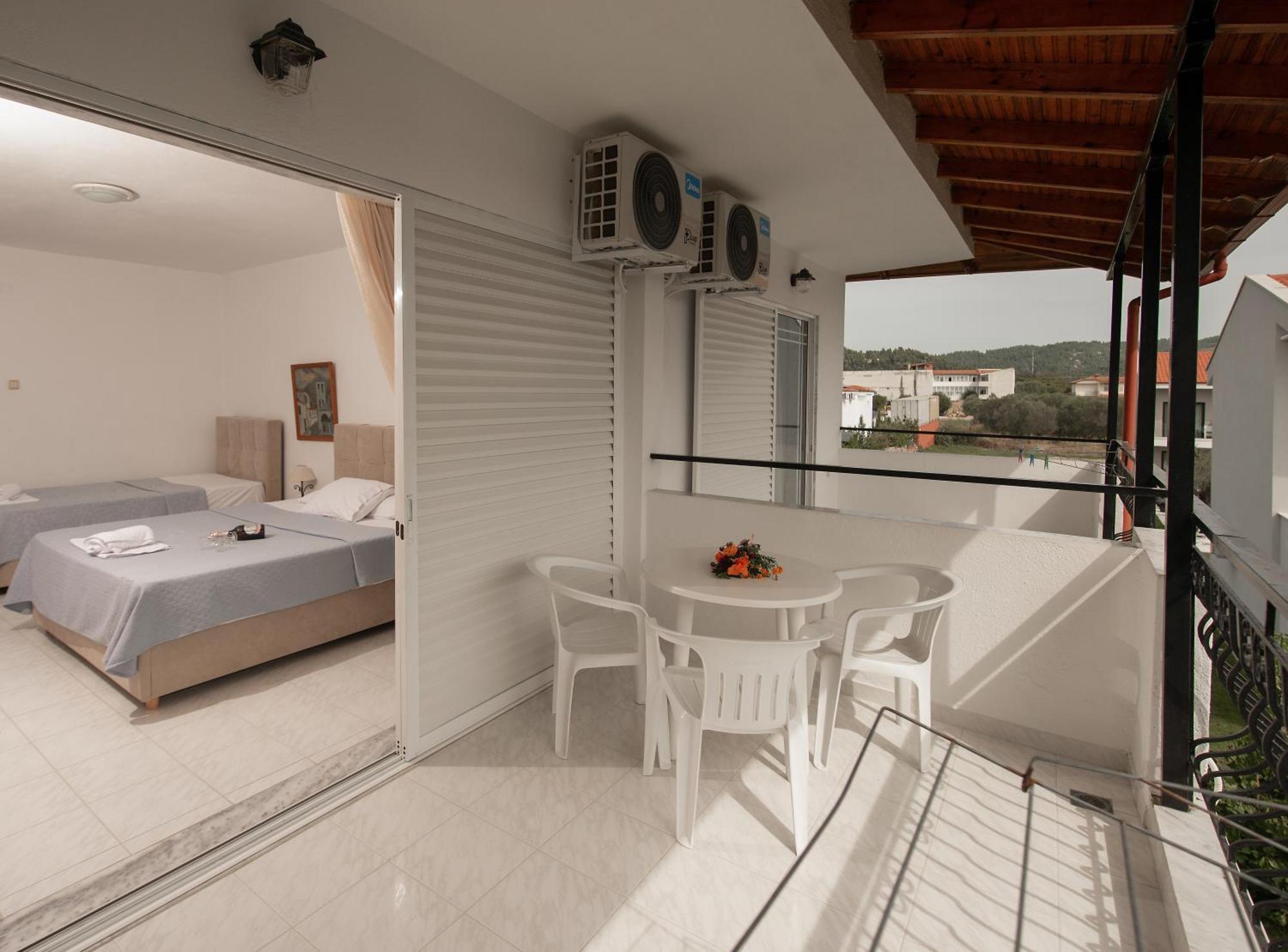 Estia Hotel Fourka Buitenkant foto