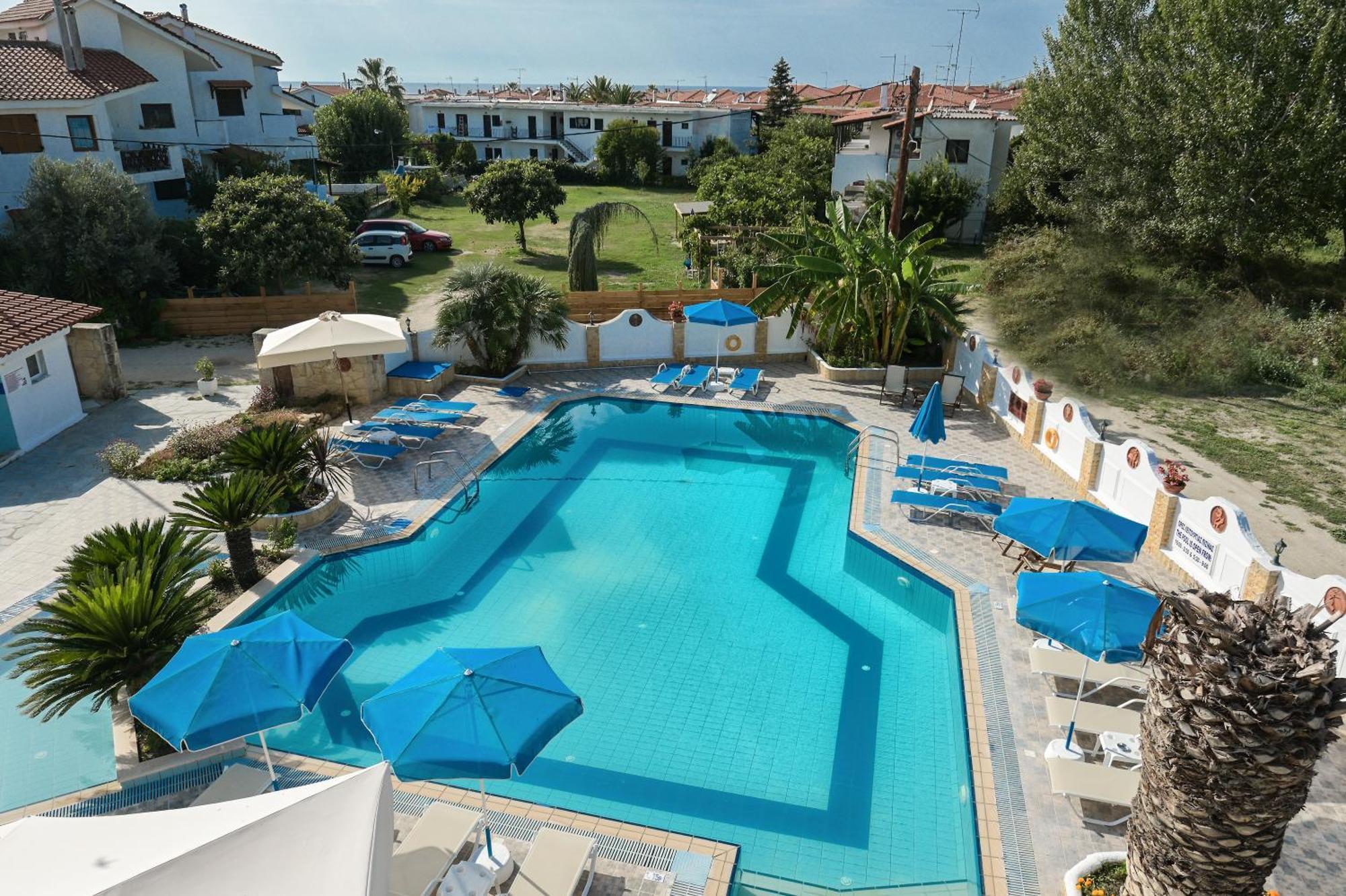 Estia Hotel Fourka Buitenkant foto